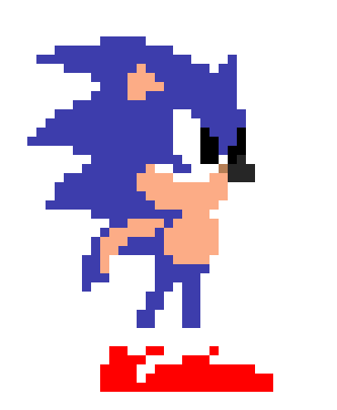 [f14c56] Sonic 1 Sprite, But Without Detail