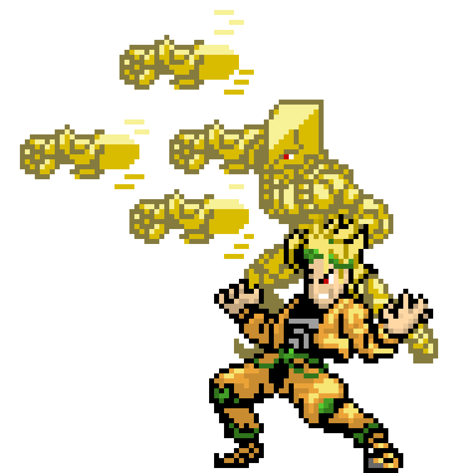 [4076f0] Don't get so cocky...MUDA MUDA MUDA MUDA MUDA MUDA MUDA!!! -he barrages him during time stop, and once time resumes, he gets yeeted and DIO is behind him- -DIO (cleetus)