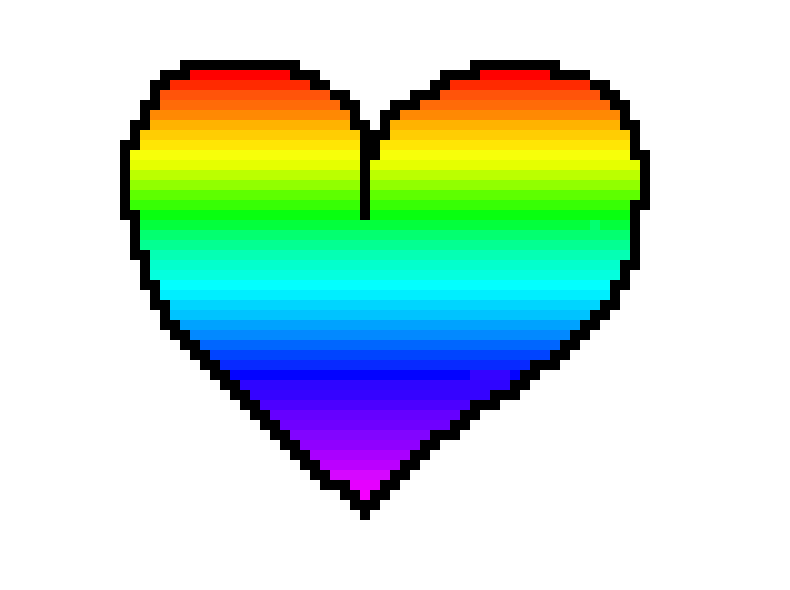Rainbow Heart Thing