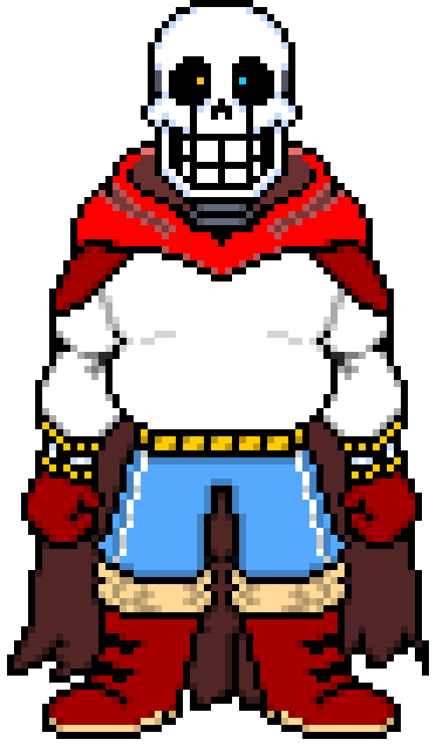 [9664c4] Comic Papyrus. transparent (geno)