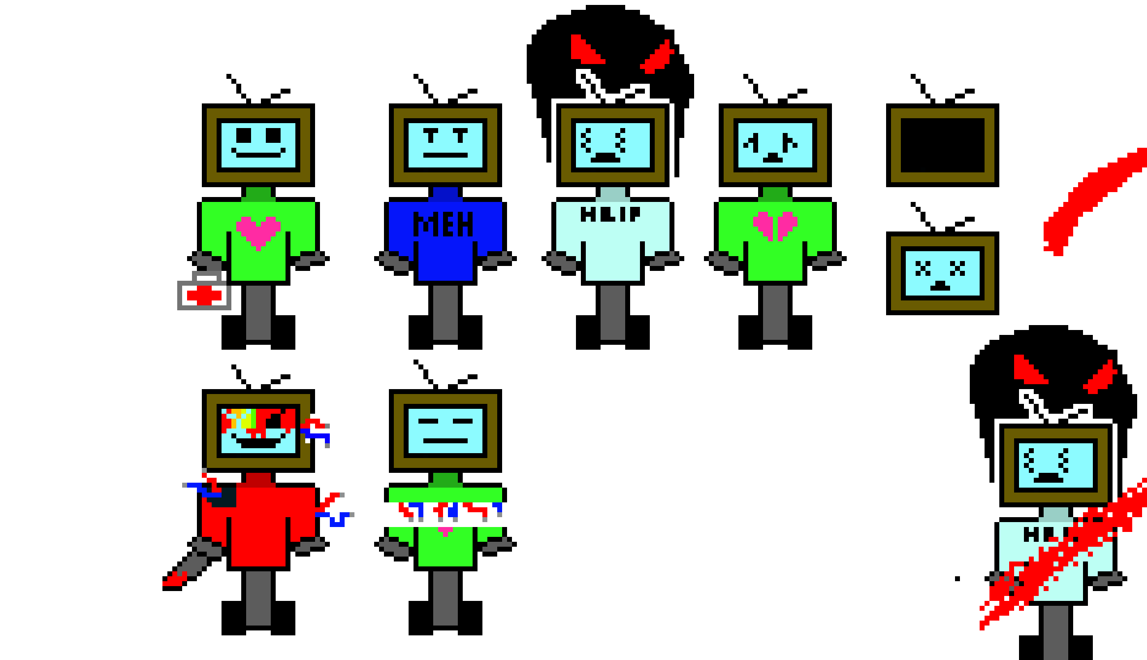 [3a33bd] Can someone make something that looks like this robots creator in the blank spot of my sprite sheet-Speck