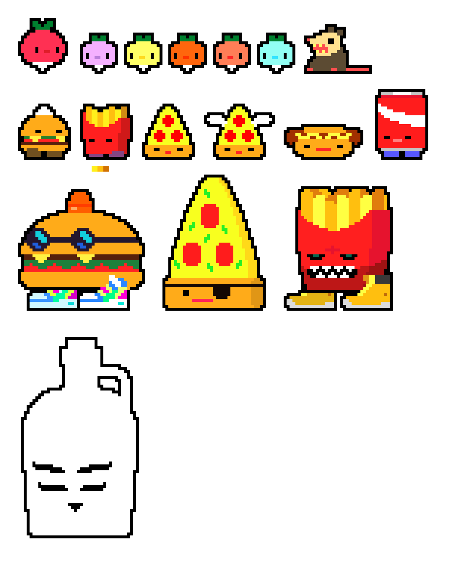 [ce6603] Dadish Characters
