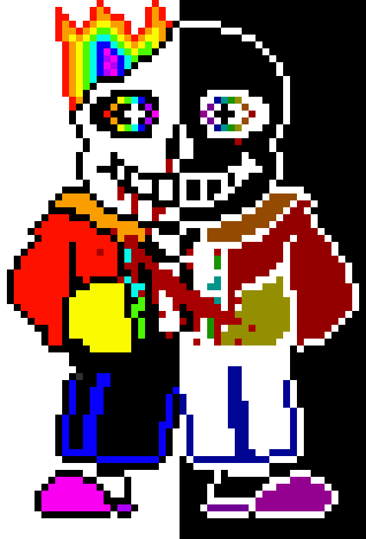 [4bc129] Ultra Rainbow Sans Phase 2 Genocide run