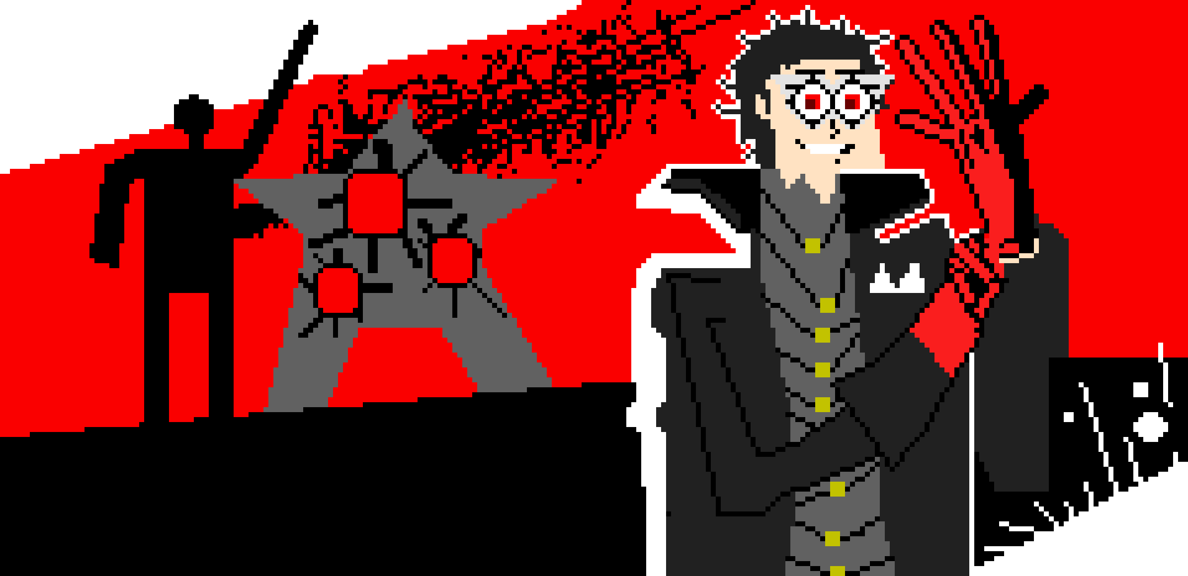 ALL OUT ATTACK PIXEL ART