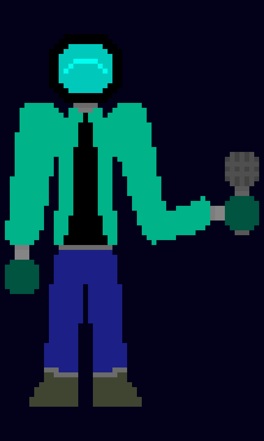 [25d002] *Hes Standing In the street, Looking out at the Rain*