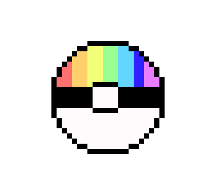 [b035b3] rainbow pokeball 