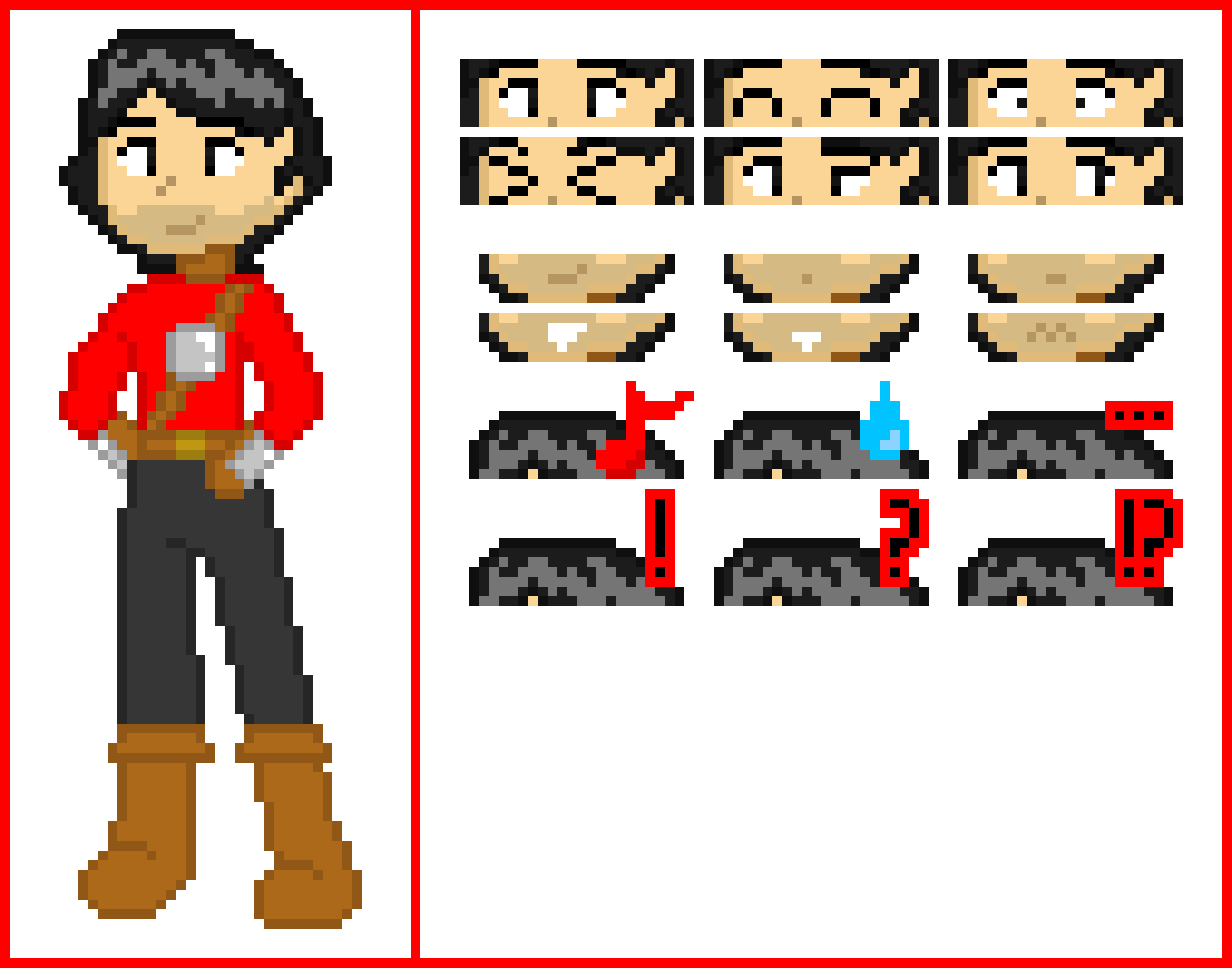 [41c142] Hero TJ Spritesheet