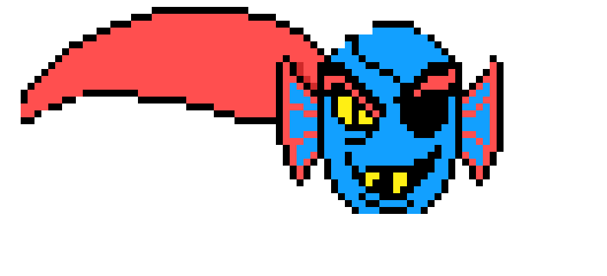 [3b47a8] Undertale Undyne (Colored)