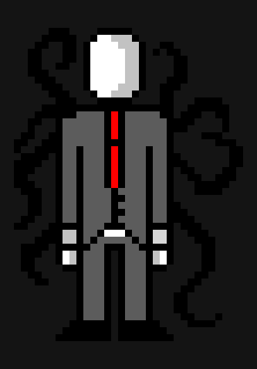 [9664c4] Slender pixel art