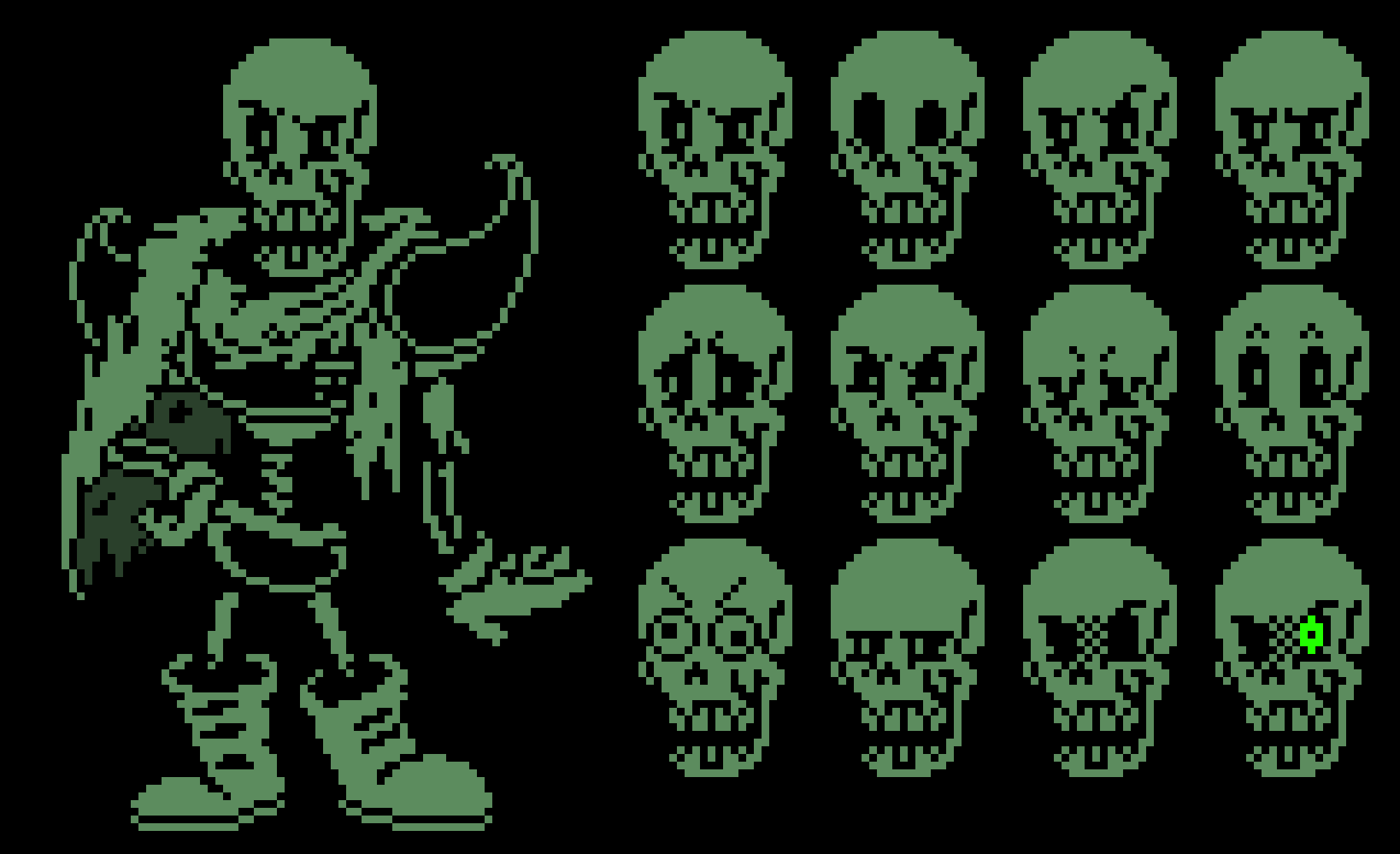 [68791c] Undertale Unhinged papyrus with expresions