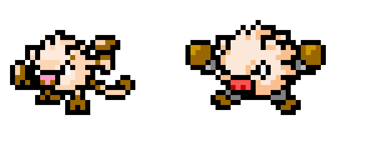 [3bc344] Mankey evolution