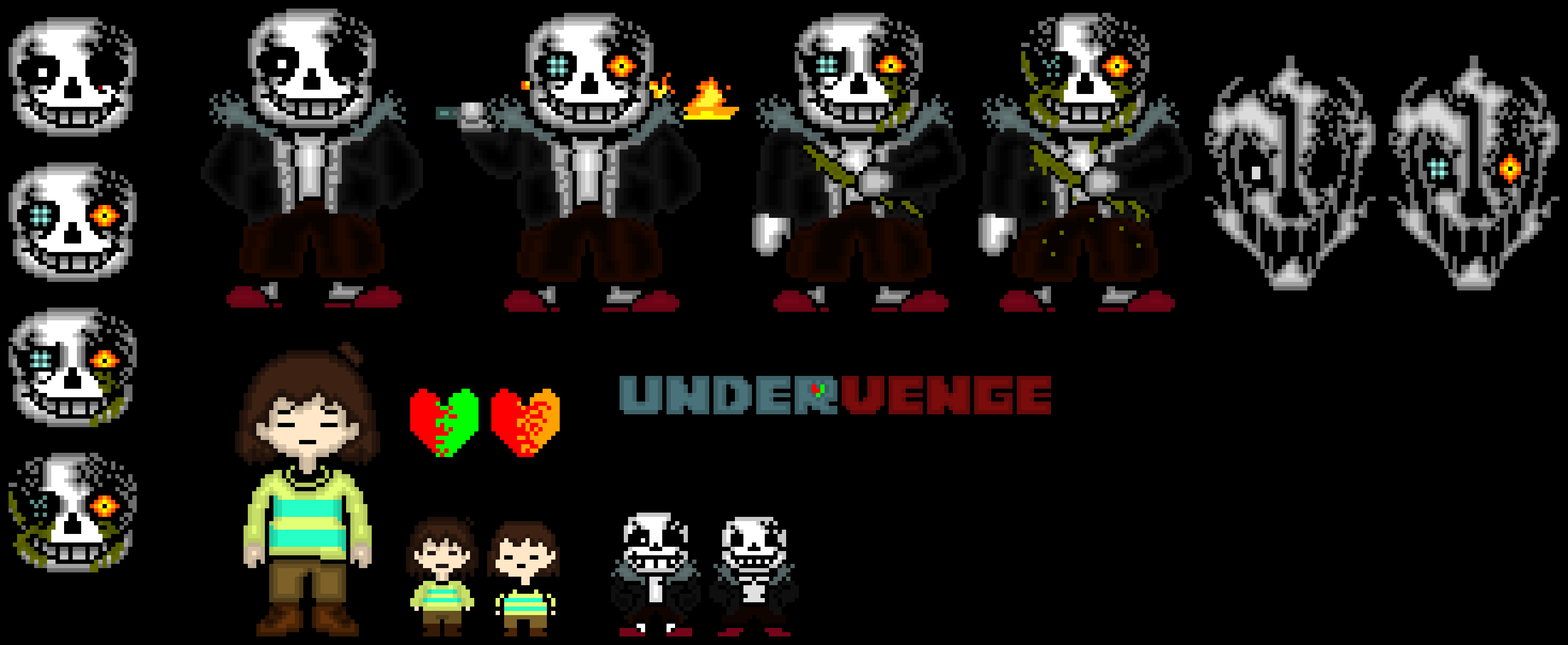 [670d58] UNDERVENGE Sprite Sheet 1