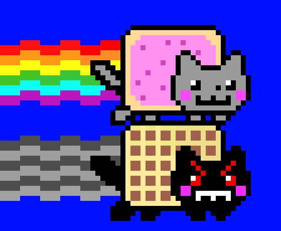 [9664c4] nyan cat and tac nayn 