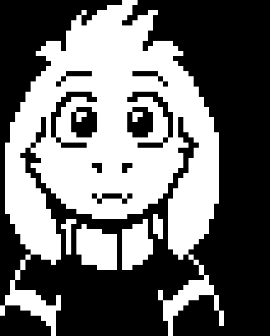 [2d77fb] *he goes to the corner Chris is in waiting for Fem! Asriel sprite*