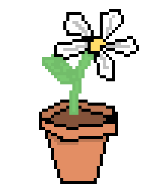 [137189] flower in pot