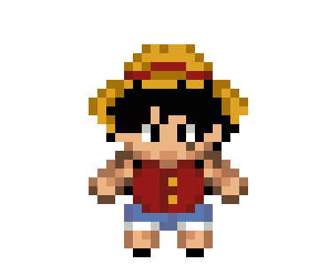 [8af31c] luffy sprite 1