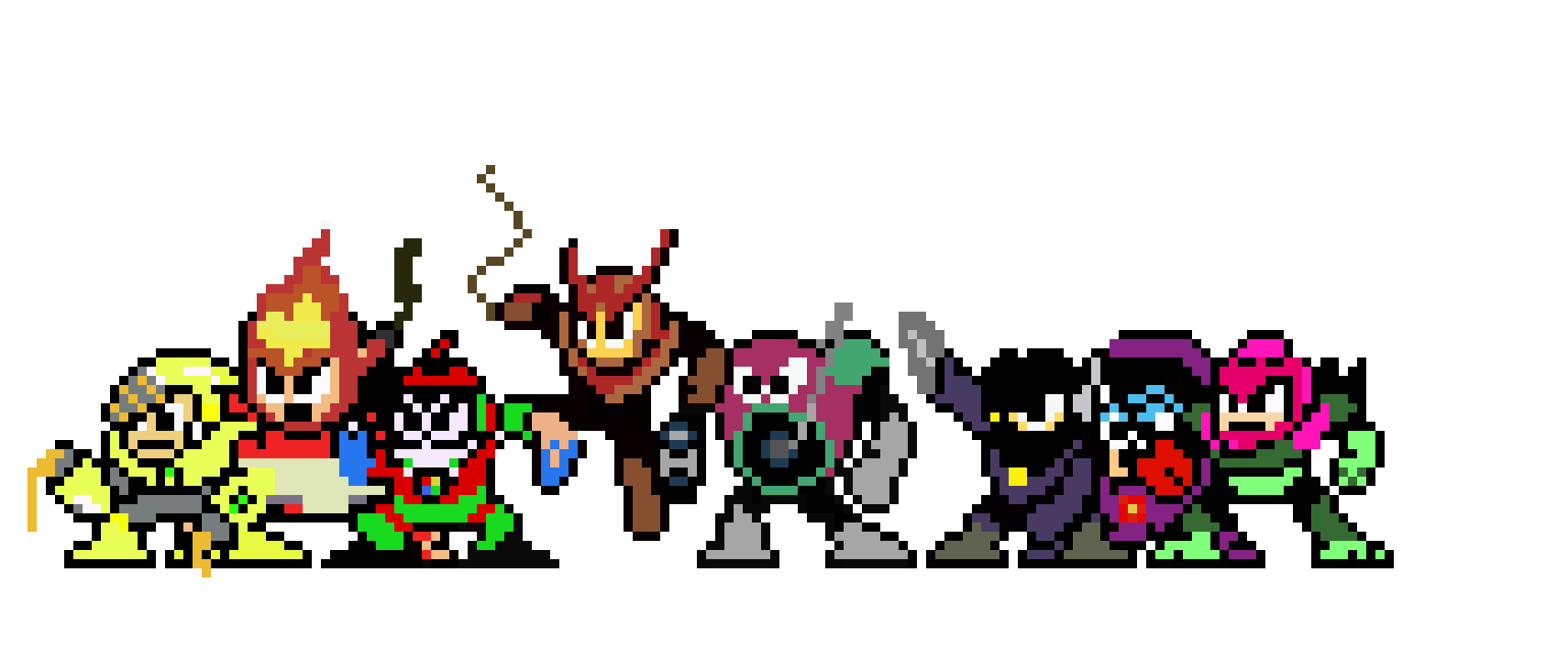 [9664c4] Remade Mega man 2 Robot masters