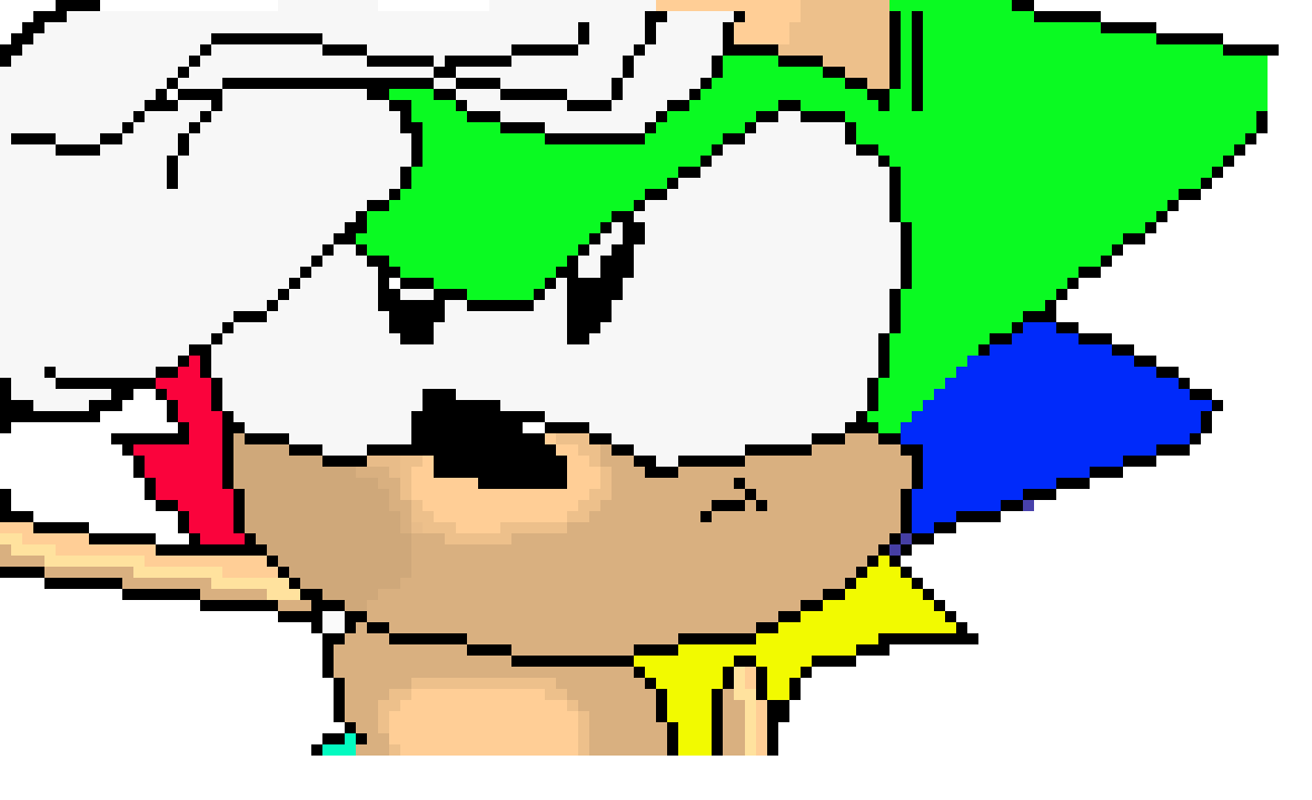 [10304b] Hyper Sonic CD Pixel Art - Intro 
