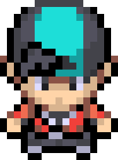 [24e4f3] Aster- Main Character for pokemon comet and asteroid
