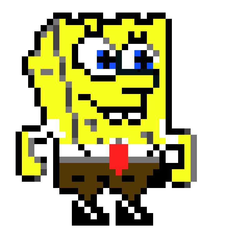 [ef0559] Spongebob PIXEL ART