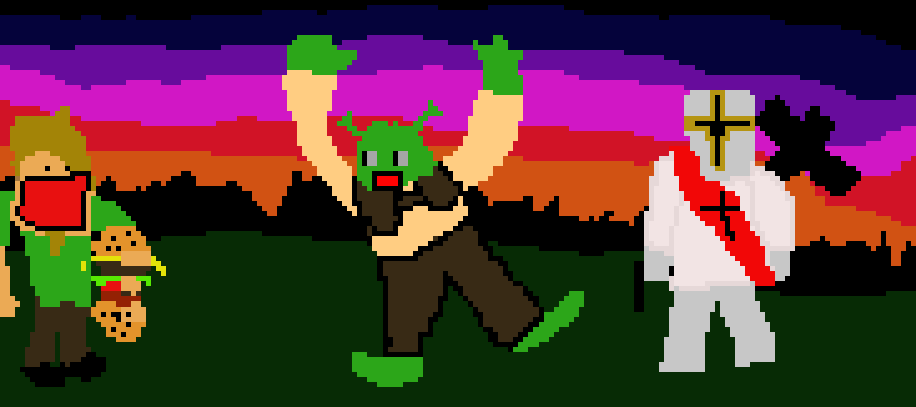[3dcd0b] SHrek shaggy and crusader 