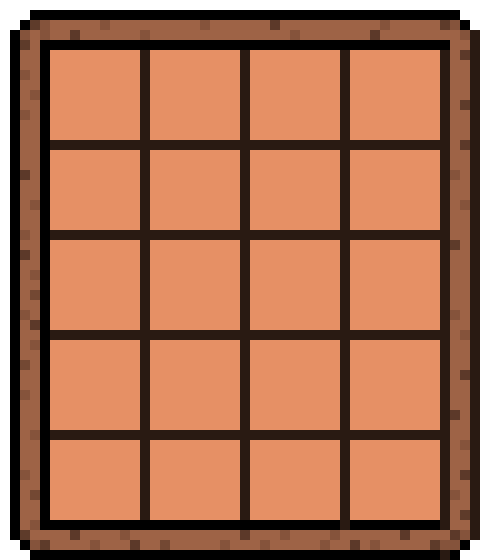 Pixel inventory slots