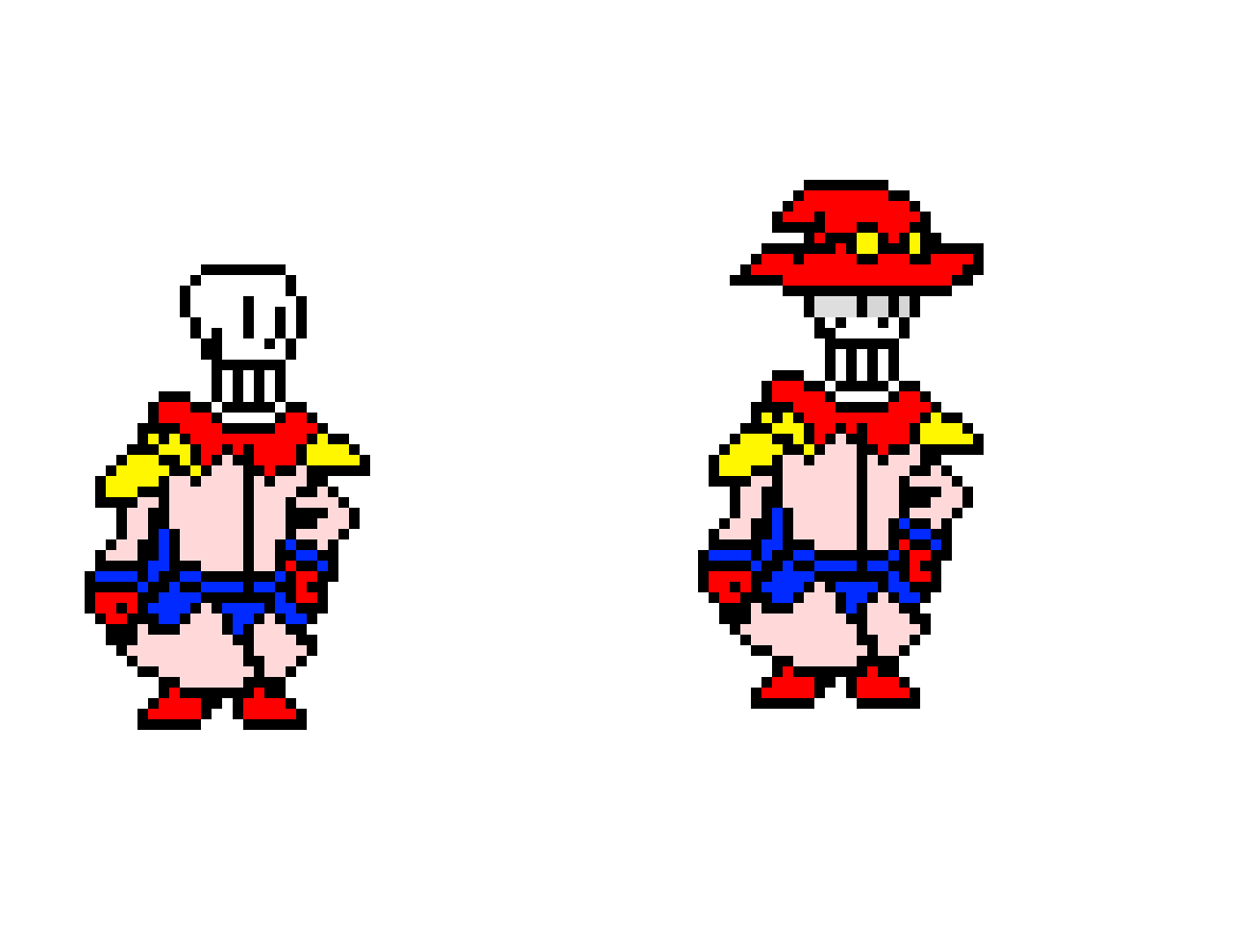 DeltaRune Papyrus { Added a hat. } -Hammy