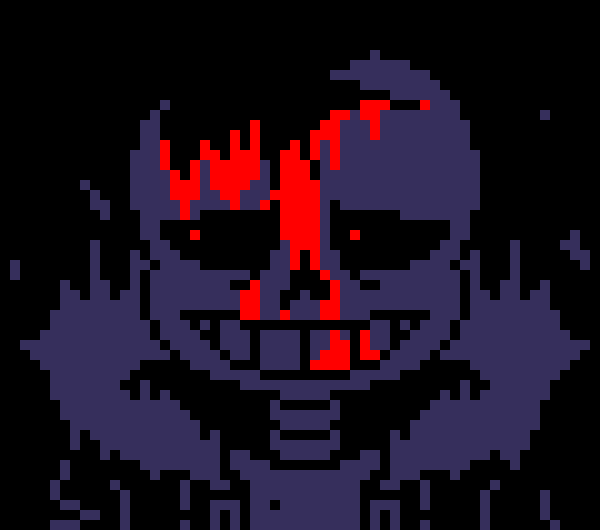 [7ce906] *(His jacket flamed like fire.) -HorrorTale Sans