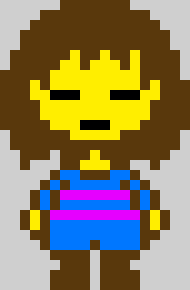 [6d07bc] A Revamped Frisk Sprite -Luna