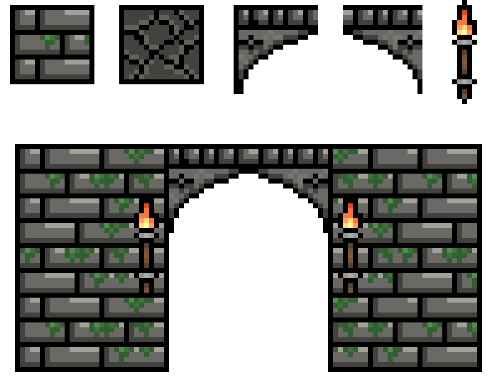 [d0afe1] Dungeon sprites