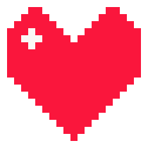 [9664c4] Love Heart With Shine.