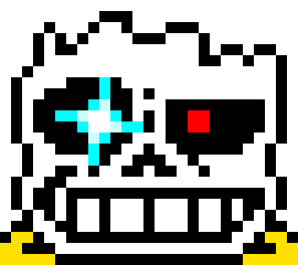 [d6b045] Stare!Fracture: *Stare!Chara is still alive* Welp ya asked for it.... *Summons Demon Blasters and fires*