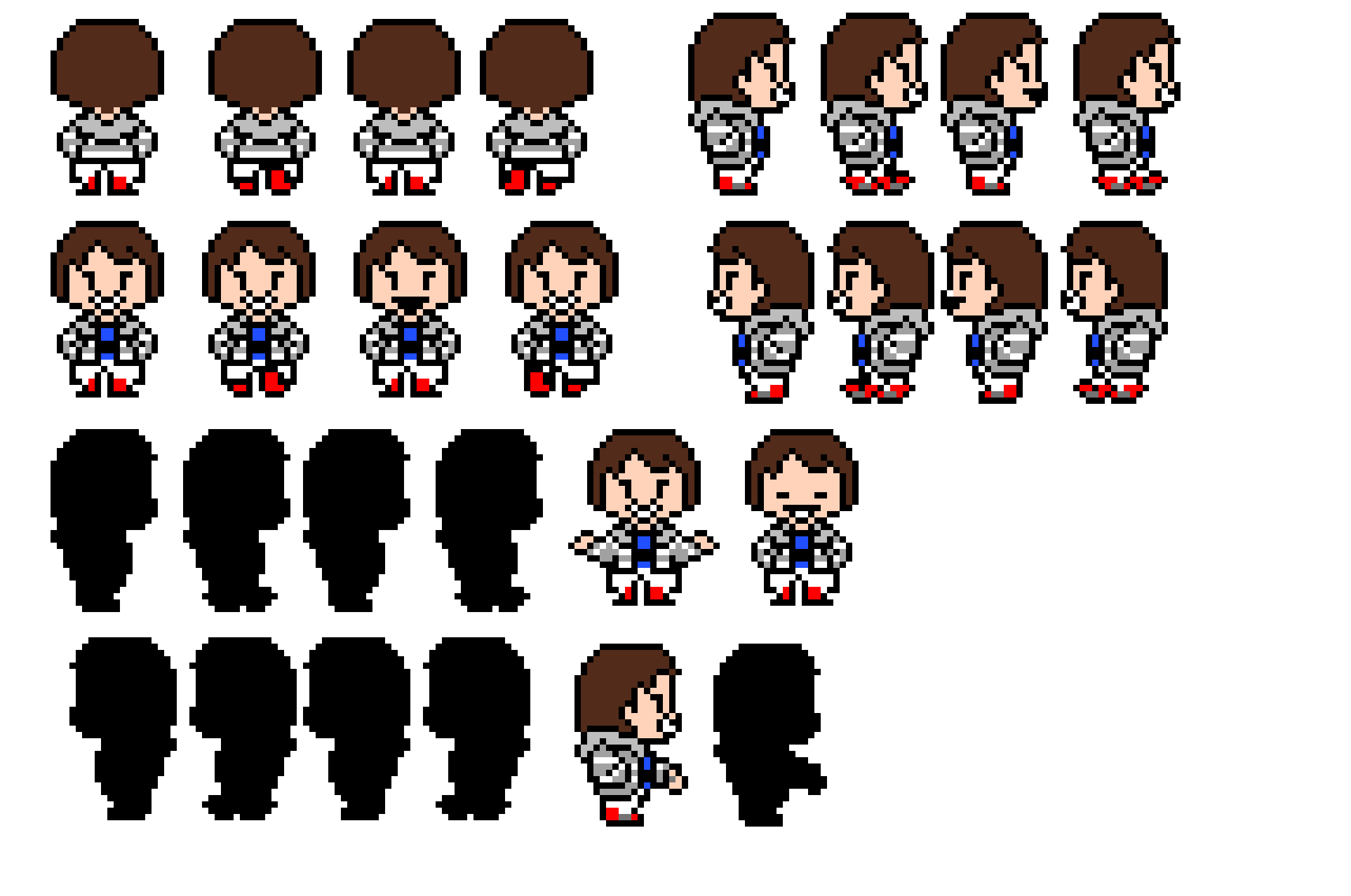 Traptale ALL chris sprites