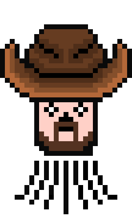 [9664c4] cowboy head