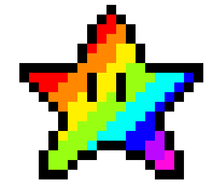 [9664c4] Rainbow star
