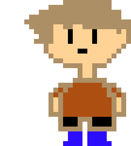 [090b99] Undertale pixel sprite base