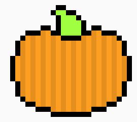 -walks over and grabs a new pumpkin head, taking off his old one, showing some of his face, puts on the new pumpkin head- -pump