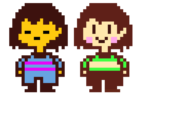 [26018b] frisk and chara