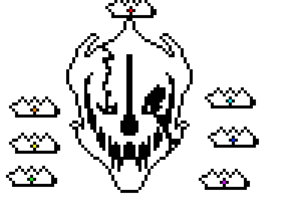 [46647c] Gaster's Blaster and hands