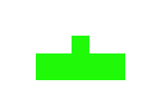 Space Invaders Ship (Green)
