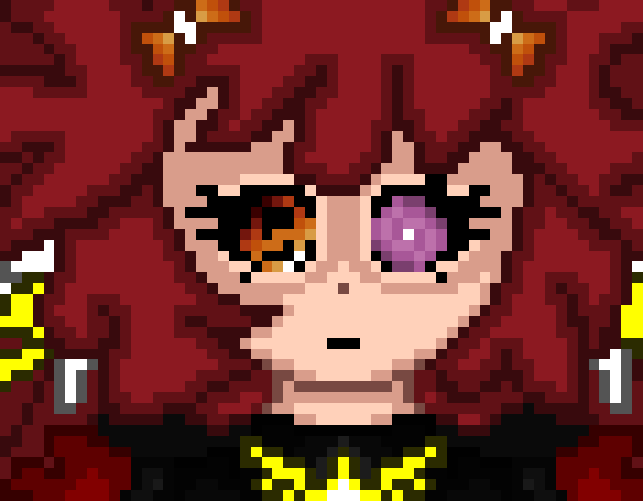 [2d59f9] her hands turned black and start to absorb light ... she slap the sharp bone and it just ... gone-