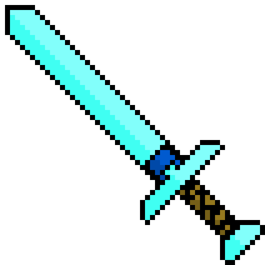 [9664c4] Minecraft Diamond Sword