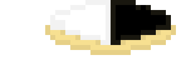 [c48aad] black white cookie