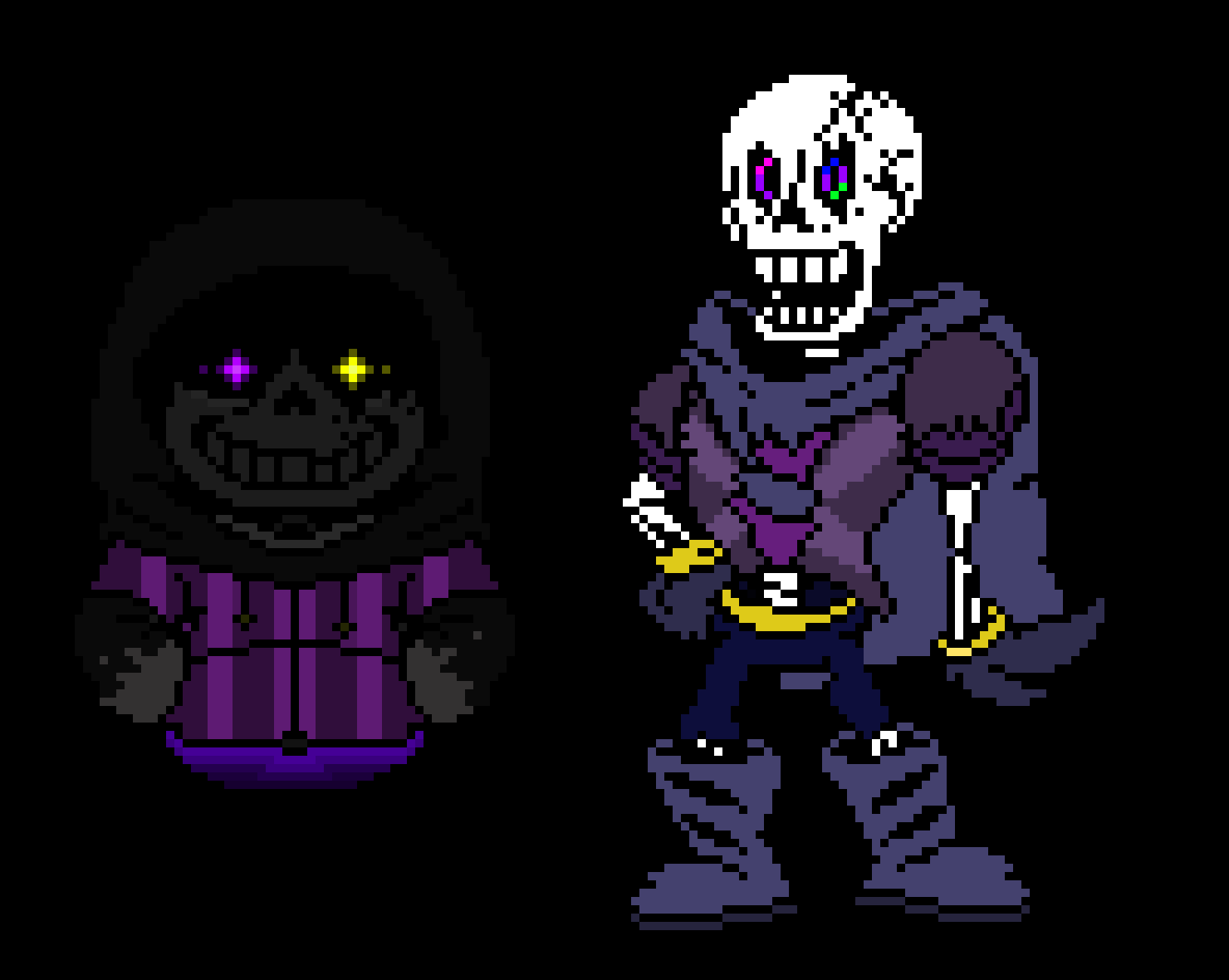 DangerDust Sans and Papyrus [Dustbelief](please improve this danger?)(new edit)
