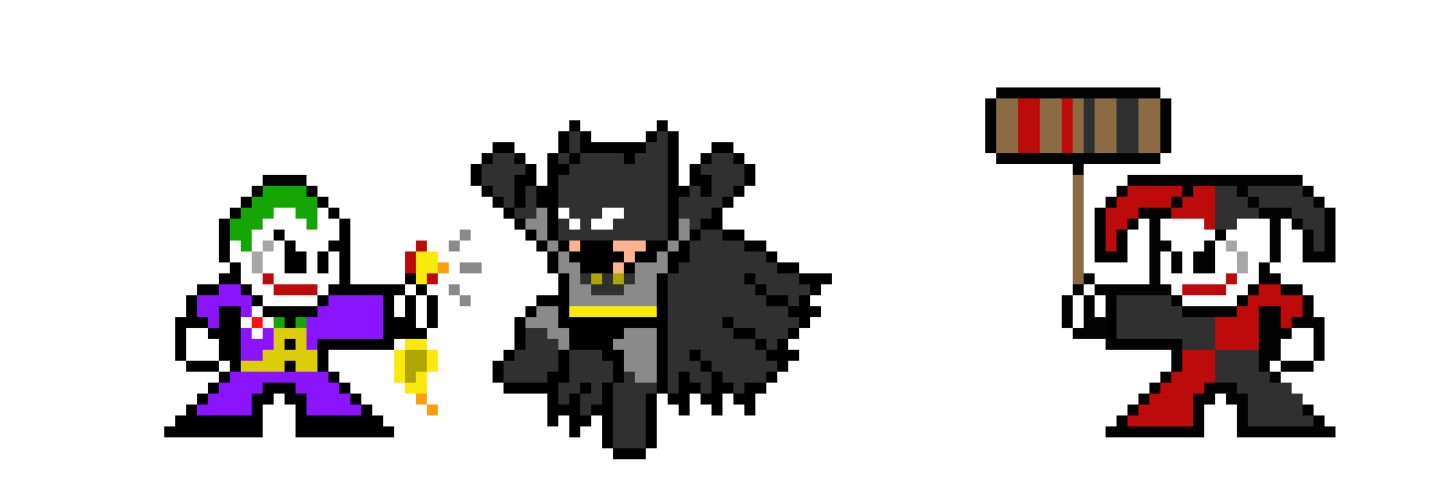 [b68920] Batman and joker and Harley Quinn