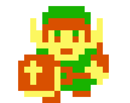 [4b7e85] (The Link, just stands, there, waiting for, T. It also, doesn`t have, a name visible, over its head).