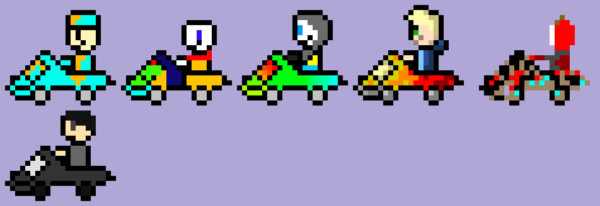 [c9c00b] Chris joins the go-kart thing. And of course he doesn't have dynamic colors but eh.