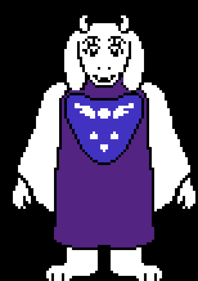 Undertale Toriel sprite