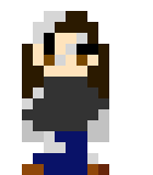 [d3c520] If I was trying to draw snow, I would make it more white and have none of it in my hair.