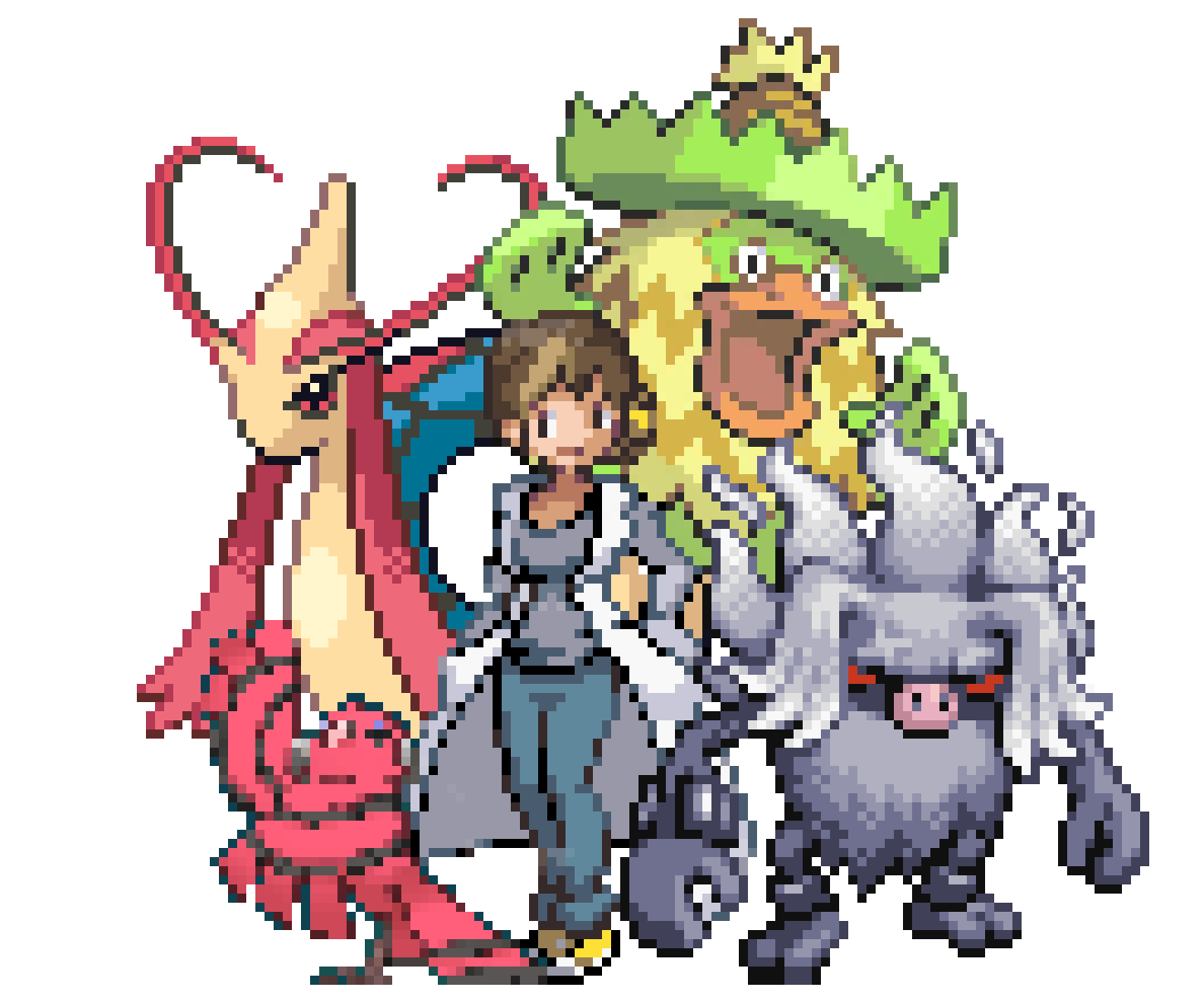 [f23358] Pokemon Pixel Art